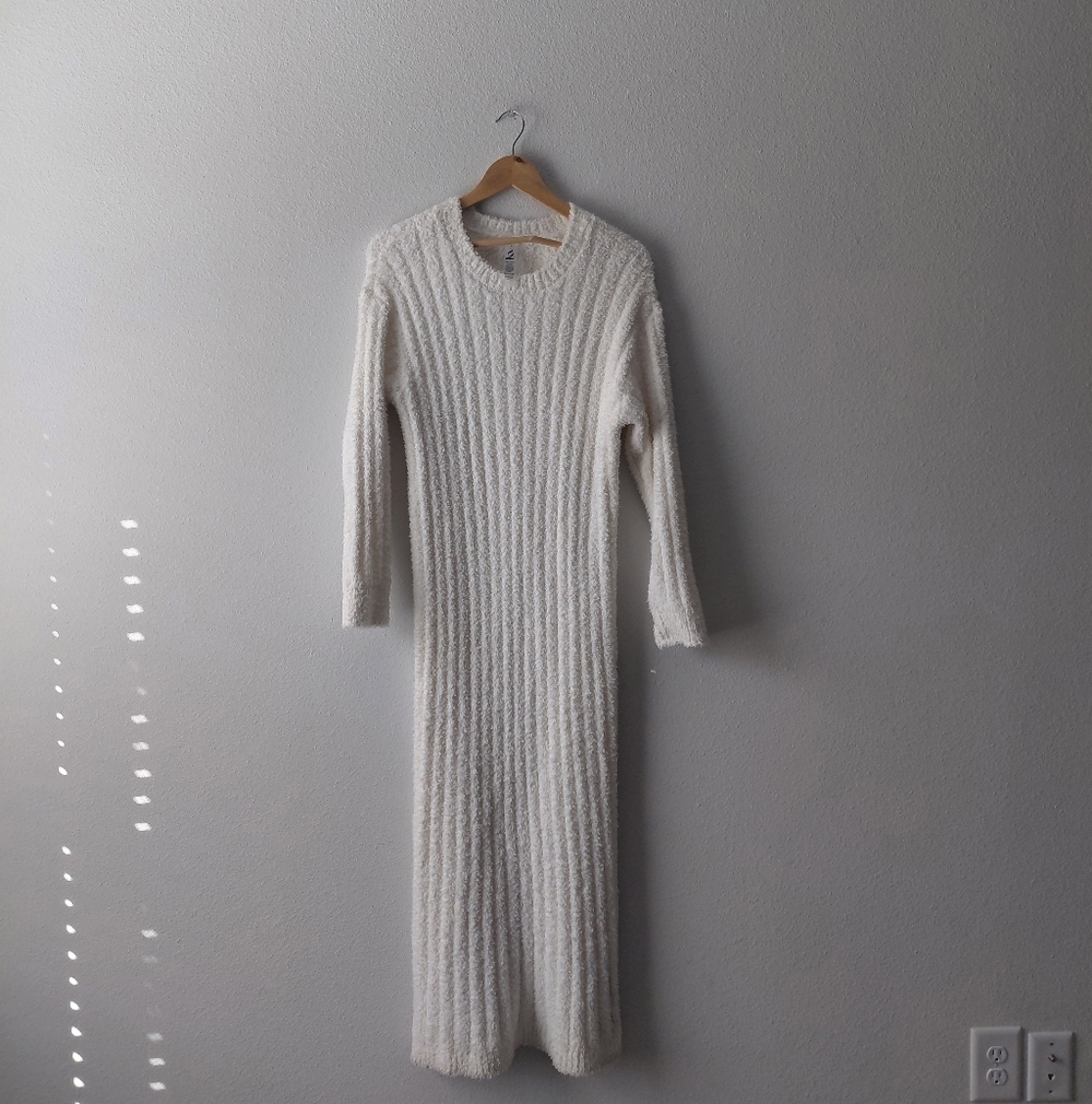 Lou & Gray White Knit Maxi Dress